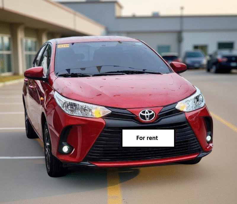 Red Toyota Vios 2024